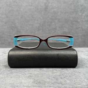 Eyebobs Barely Lucid 2162 Reading Glasses +2.00 Burgundy Turquoise Blue Handmade